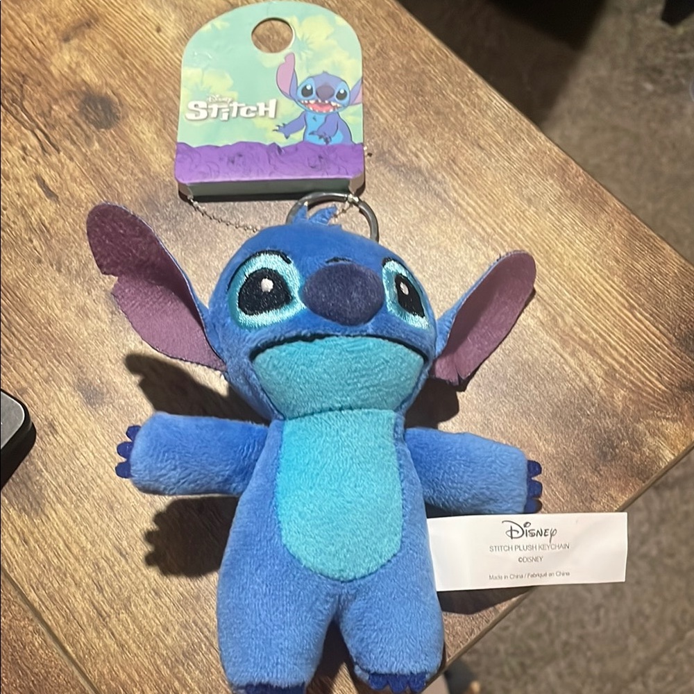 Disney Plush Stitch Keychain/Bag Charm NEW